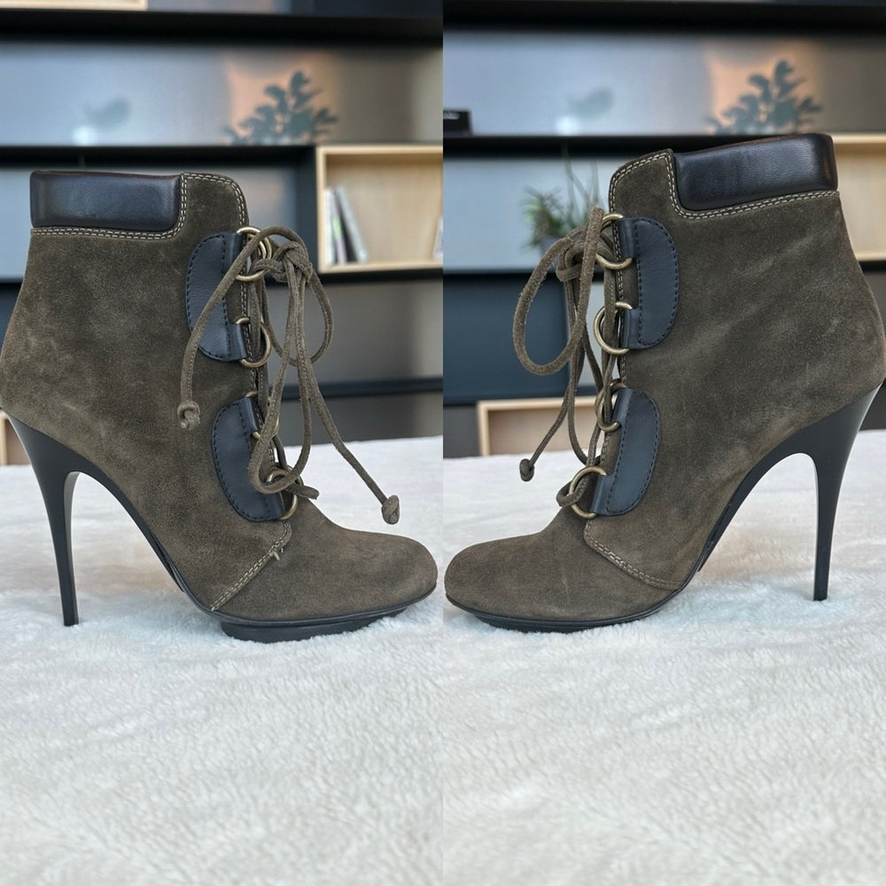 Giuseppe Zanotti Olive Ankle Boots - Picture 6 of 13